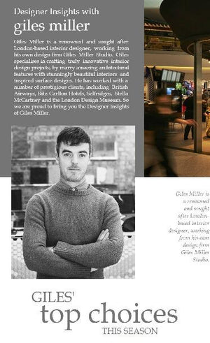 Designer insights with Giles Miller