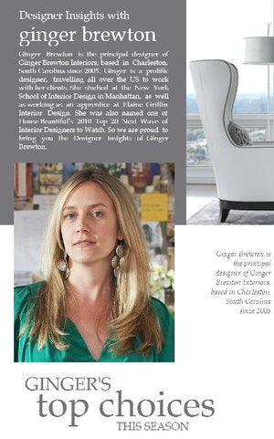 Designer insights with Ginger Brewton
