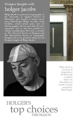 Designer insights with Holger Jacobs