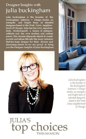 Designer insights with Julia Buckingham