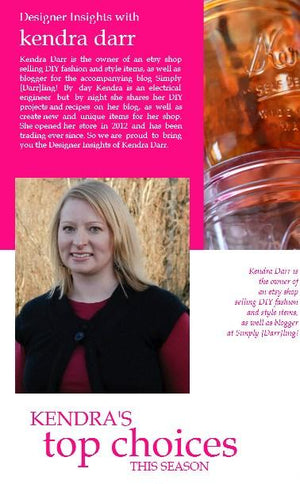 Designer insights with Kendra Darr