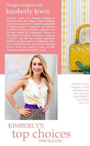 Designer insights with Kimberly Lewis