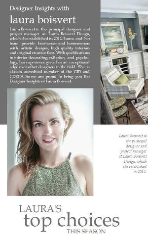 Designer insights with Laura Boisvert