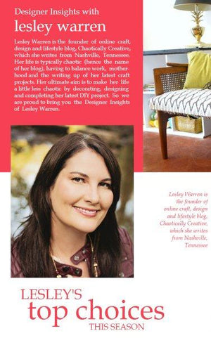 Designer insights with Lesley Warren