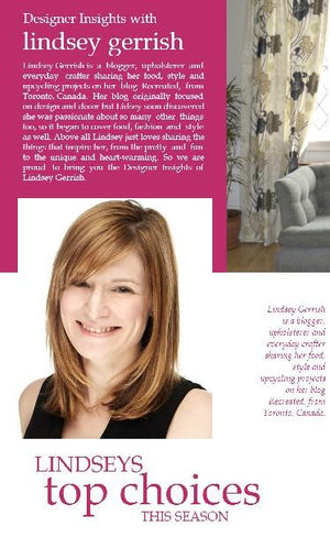 Designer insights with Lindsey Gerrish
