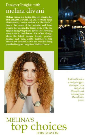 Designer insights with Melina Divani