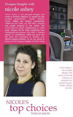 Designer insights with Nicole Ashey