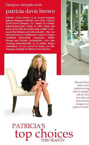 Designer insights with Patricia Davis Brown