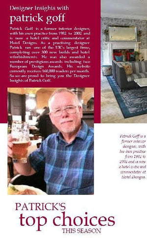 Designer insights with Patrick Goff