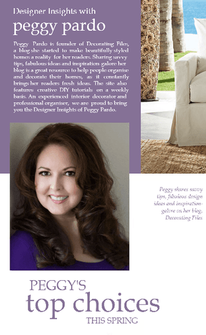 Designer insights with Peggy Pardo