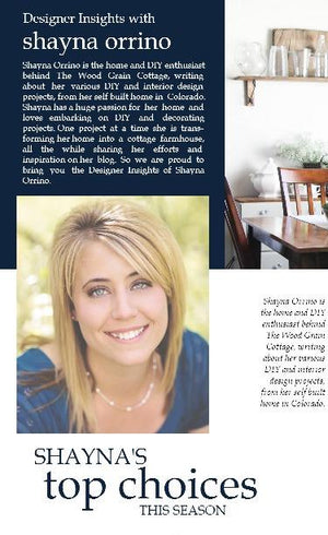 Designer insights with Shayna Orrino