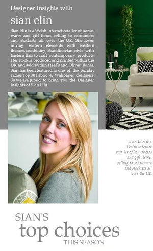 Designer insights with Sian Elin