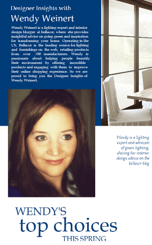 Designer insights with Wendy Weinert