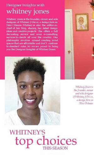 Designer insights with Whitney Jones