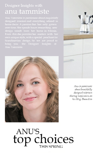 Designer insights with Anu Tammiste