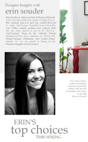 Designer insights with Erin Souder