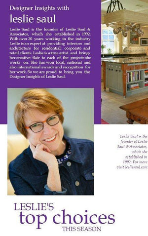 Designer interview with leslie saul