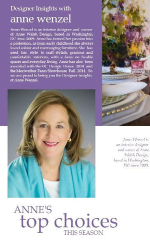 Designer insights with Anne Wenzel