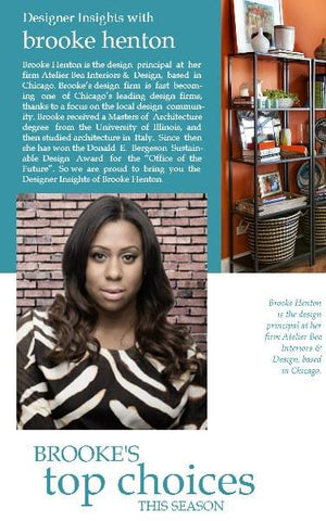 Designer insights with Brooke Henton