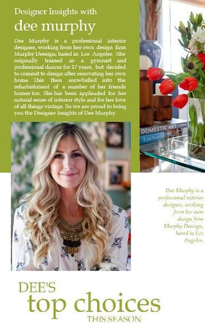 Designer insights with Dee Murphy