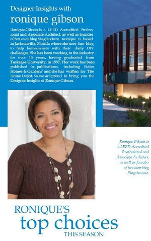 Designer insights with Ronique Gibson