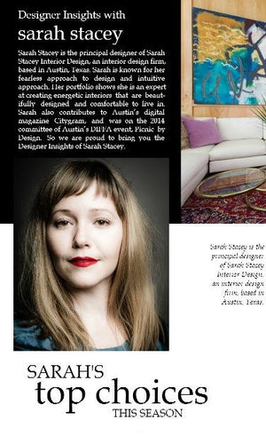 Designer insights with Sarah Stacey