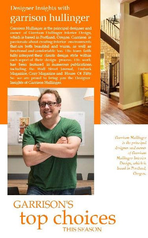Designer insights with Garrison Hullinger