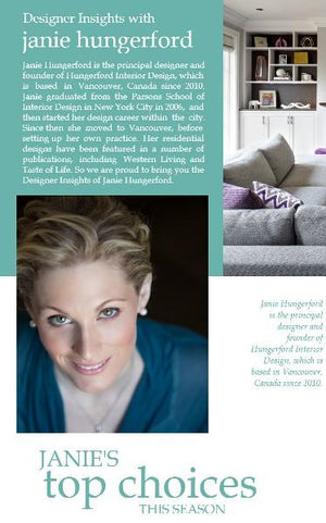 Designer insights with Janie Hungerford