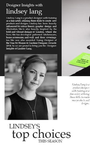 Designer insights with Lindsey Lang