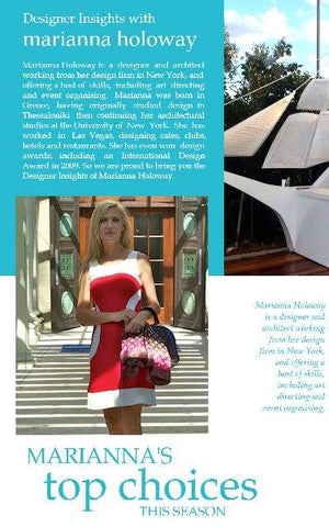 Designer insights with Marianna Holoway