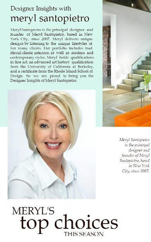 Designer insights with Meryl Santopietro