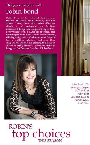 Designer insights with Robin Bond
