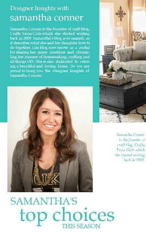Designer insights with Samantha Conner