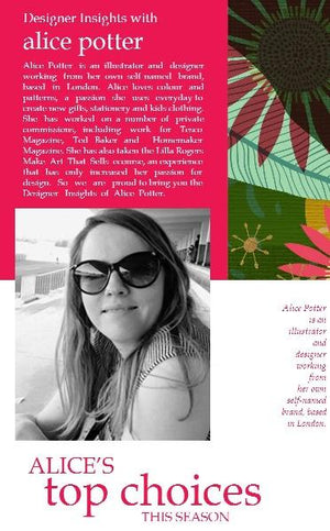 Designer insights with Alice Potter