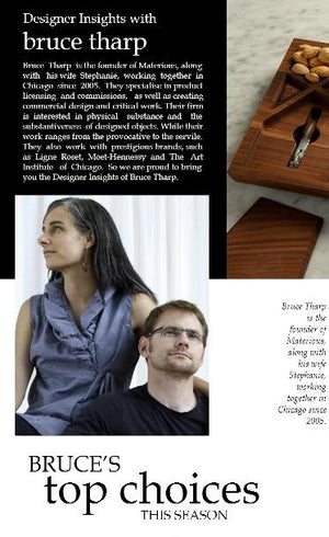 Designer insights with Bruce Tharp