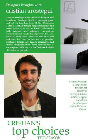 Designer insights with Cristian Arostegui