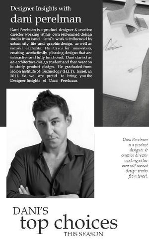 Designer insights with Dani Perelman