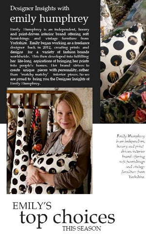 Designer insights with Emily Humphrey