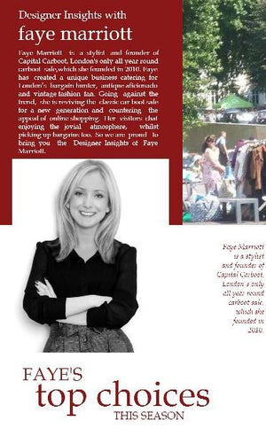 Designer insights with Faye Marriott