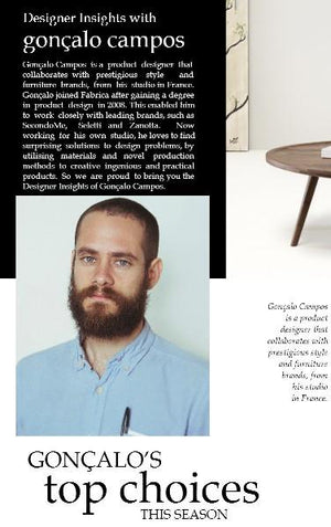 Designer insights with Gonçalo Campos