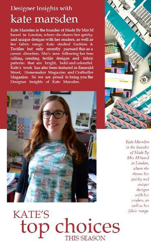 Designer insights with Kate Marsden