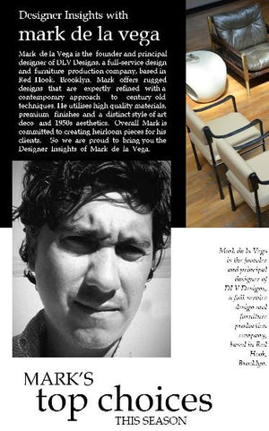 Designer insights with Mark de la Vega