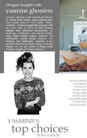 Designer insights with Yasmine Ghoniem