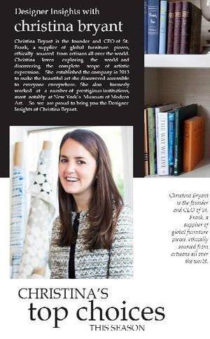 Designer insights with Christina Bryant