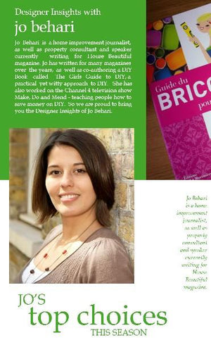 Designer insights with Jo Behari