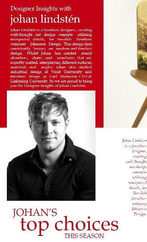 Designer insights with Johan Lindstén