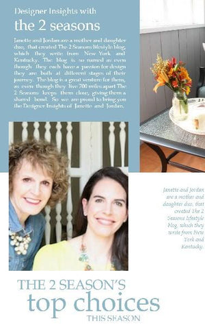 Designer insights with The 2 Seasons