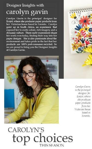 Designer insights with Carolyn Gavin