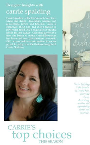 Designer insights with Carrie Spalding