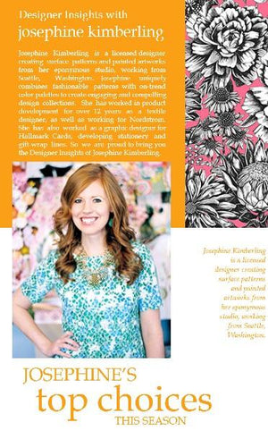 Designer insights with Josephine Kimberling